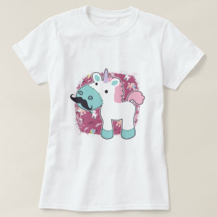 Mustachio Unicornio! Tee Shirt