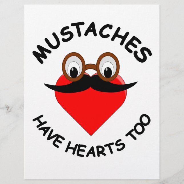 Mustachor har också hjärtan (Framsida)