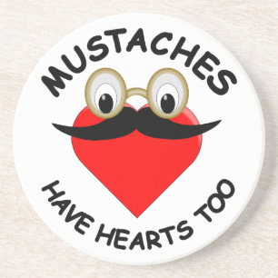 Mustachor har också hjärtan underlägg