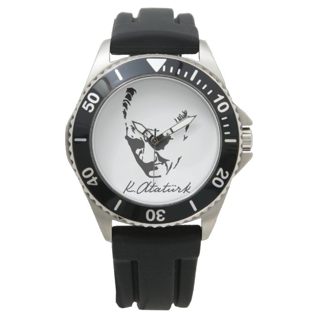 Mustafa Kemal Ataturk Armbandsur (Framsida)