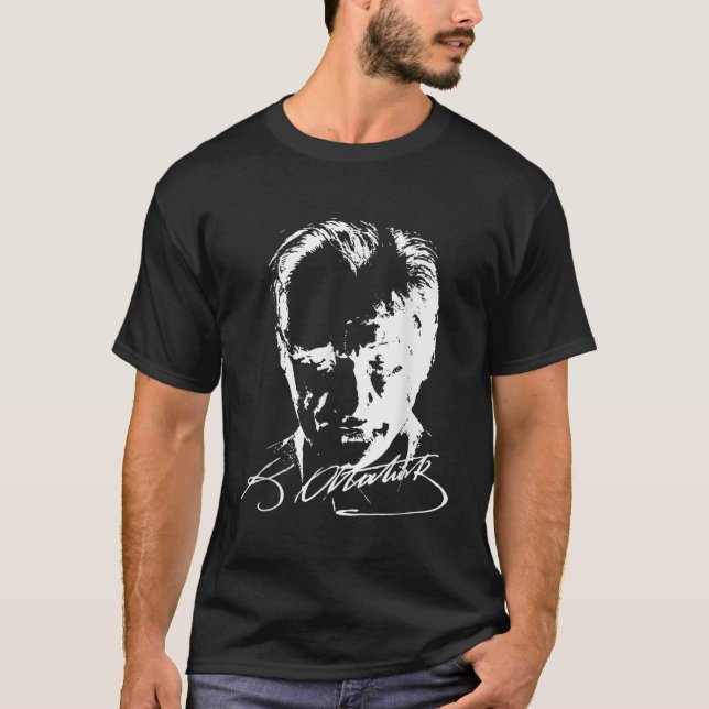Mustafa Kemal Ataturk Far i Turkiet T Shirt (Framsida)