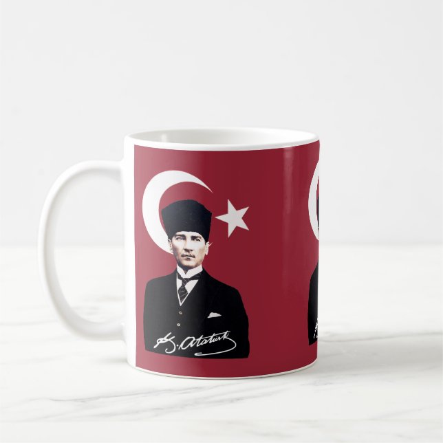 Mustafa Kemal Atatürk Kaffemugg (Vänster)