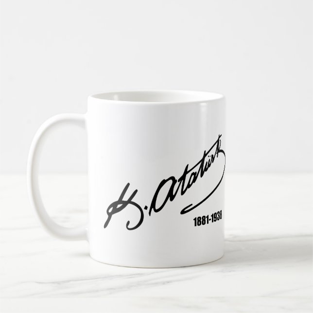 Mustafa Kemal Ataturk Kaffemugg (Vänster)