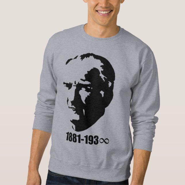 Mustafa Kemal Ataturk Lång Ärmad Tröja (Framsida)