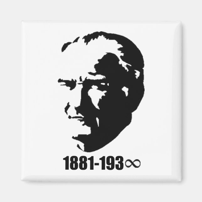 Mustafa Kemal Ataturk Magnet (Framsidan)