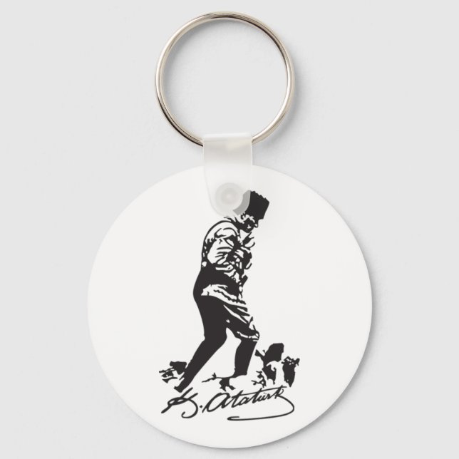 Mustafa Kemal Ataturk Nyckelring (Framsida)