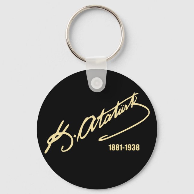 Mustafa Kemal Ataturk Nyckelring (Framsida)