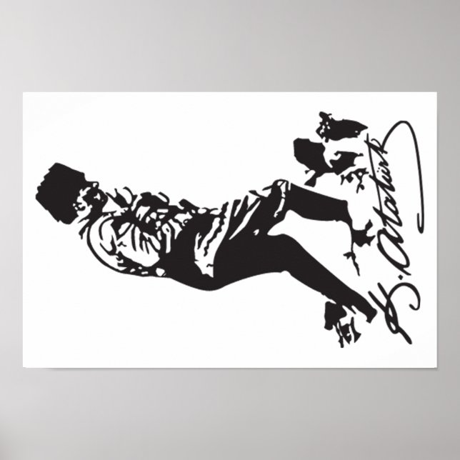 Mustafa Kemal Ataturk Poster (Framsidan)