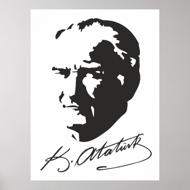 Mustafa Kemal Atatürk Poster (Framsidan)