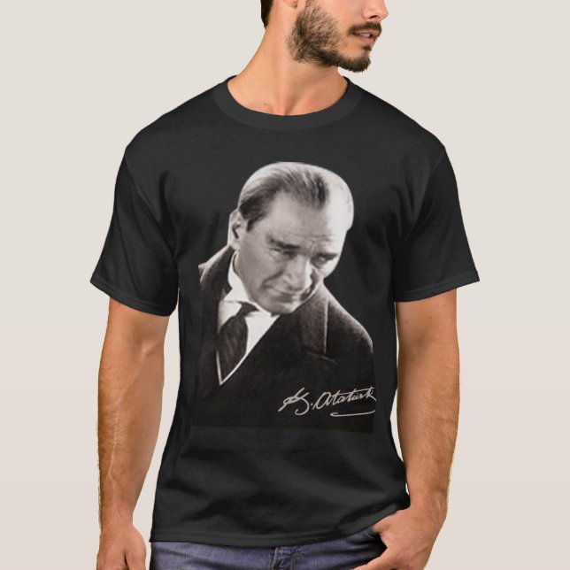 Mustafa Kemal Ataturk T Shirt (Framsida)