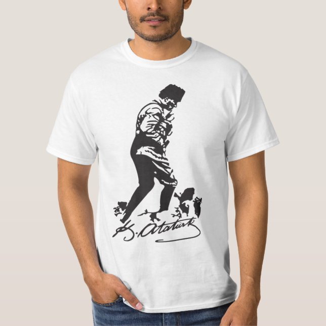 Mustafa Kemal Ataturk Tee Shirt (Framsida)