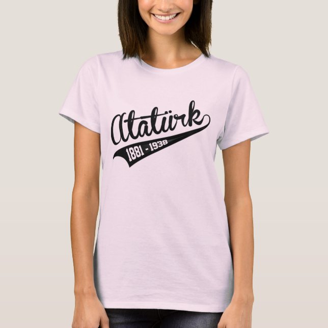 Mustafa Kemal Ataturk Tee Shirt (Framsida)