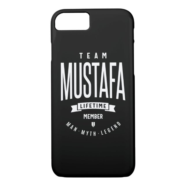 Mustafa Personlig Namn Birthday Gift Case-Mate iPhone Skal (Baksida)