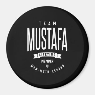 Mustafa Personlig Namn Birthday Gift Magnet