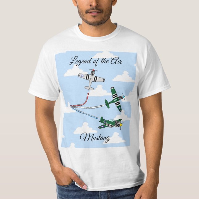Mustang Blue Sky T-shirt (Framsida)