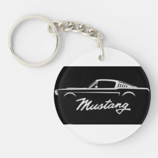 Mustang, car,Porte-clés en acrylique