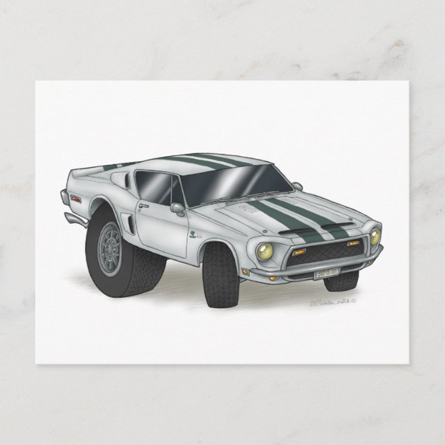 MUSTANG COBRA VYKORT (Framsida)