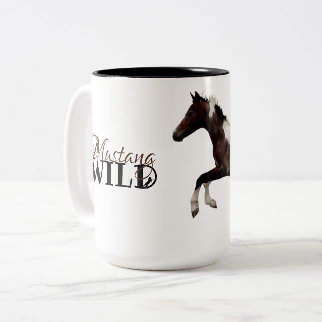 Mustang Colt Beverage Mugg med "Diablo" (Framsida vänster)