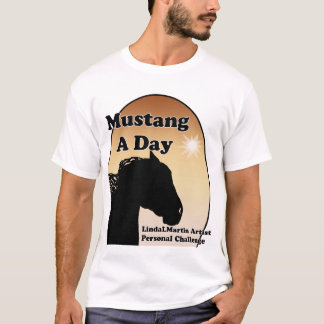 Mustang en personlig utmaning för dag t-shirt