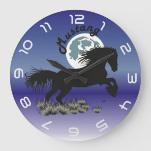 Mustang für Pferdeliebhaber Uhr Stor Klocka