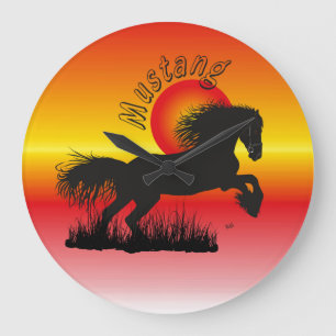 Mustang für Pferdeliebhaber Uhr Stor Klocka