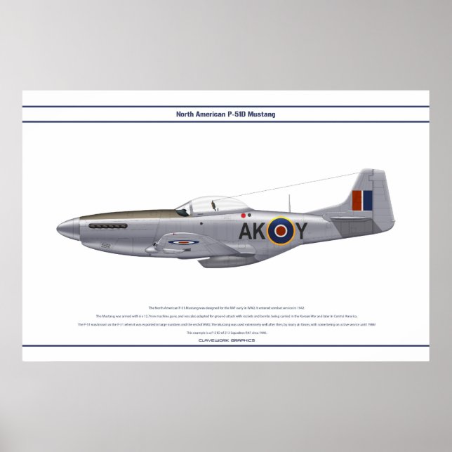 Mustang GB 213 Sqn 1 Poster (Framsidan)