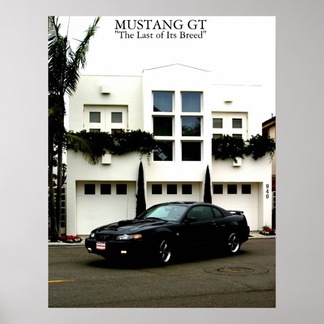 Mustang GT Poster (Framsidan)