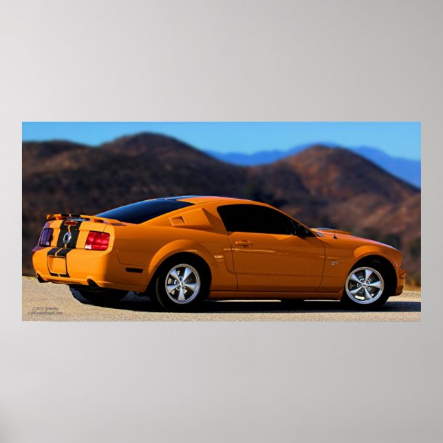 MUSTANG GT! POSTER (Framsidan)