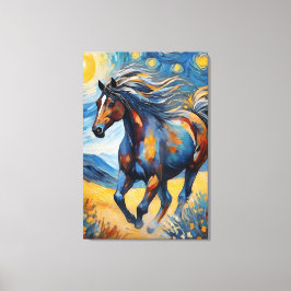 Mustang Horse Canvastryck