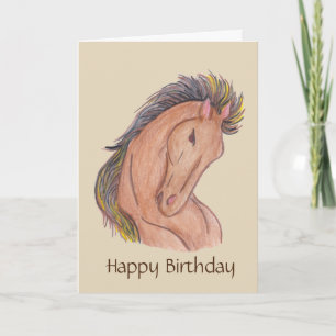 Mustang Horse Kort