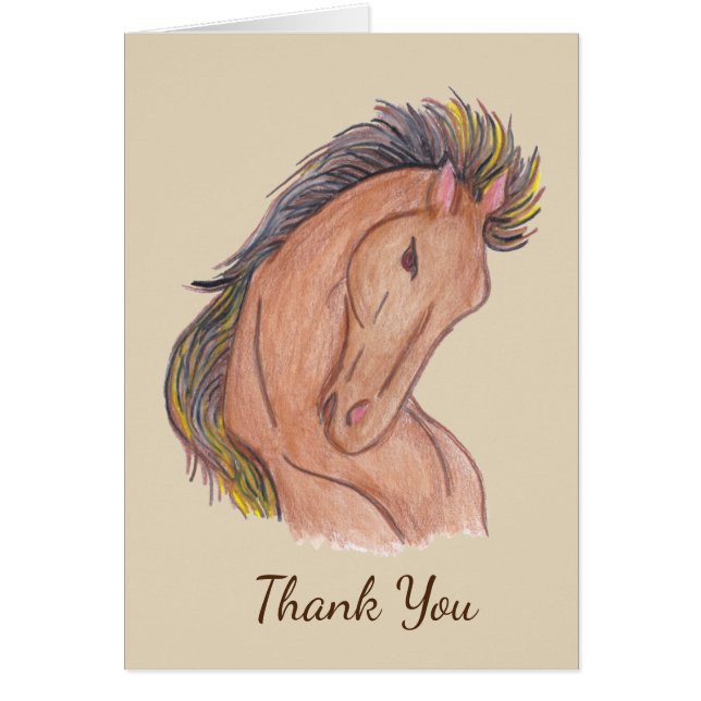 Mustang Horse OBS Kort (Framsidan)