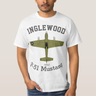 Mustang Inglewood för Pfive1 P-51 Tee Shirt