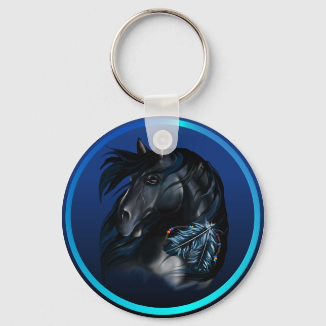 Mustang Keychain Nyckelring (Framsida)