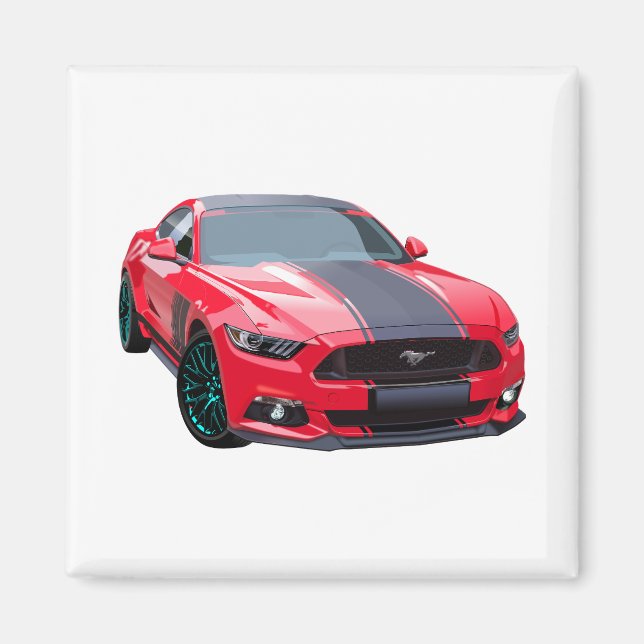 Mustang Magnet (Framsidan)