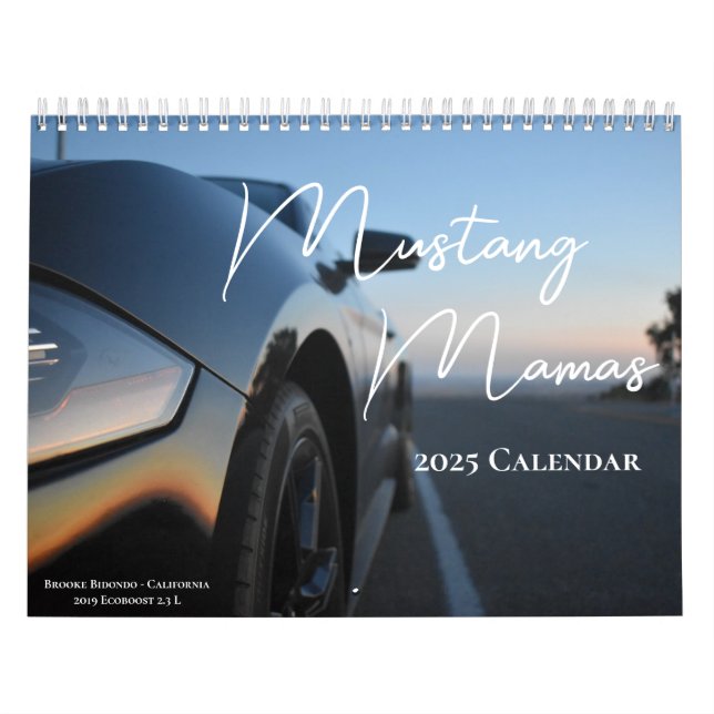 Mustang Mamas 2025 Calendar Kalender (Omslag)