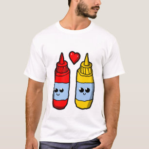 Mustang och Ketchup i kärlek T Shirt