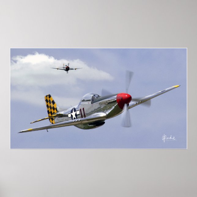 Mustang och Thunderbolt Poster (Framsidan)