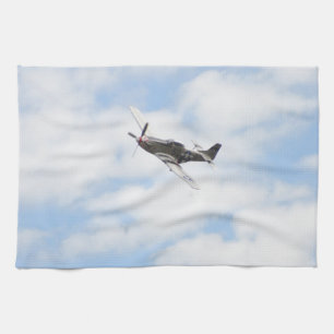 Mustang P51 i flyg Kökshandduk