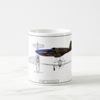 Mustang P51 Kaffemugg