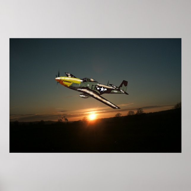 Mustang P51 Poster (Framsidan)