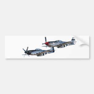 Mustang P-51 Bildekal