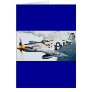 MUSTANG P-51 HÄLSNINGSKORT