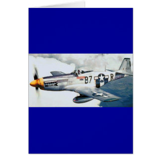 MUSTANG P-51 HÄLSNINGSKORT