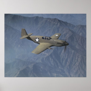 Mustang P-51 Poster