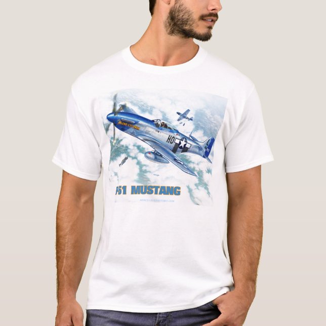 Mustang P-51 T-shirt (Framsida)