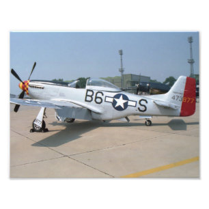Mustang P-51D-luftfartyg Fototryck