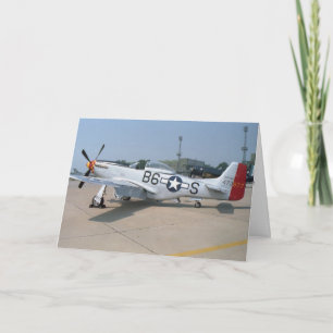 Mustang P-51D-luftfartyg Kort