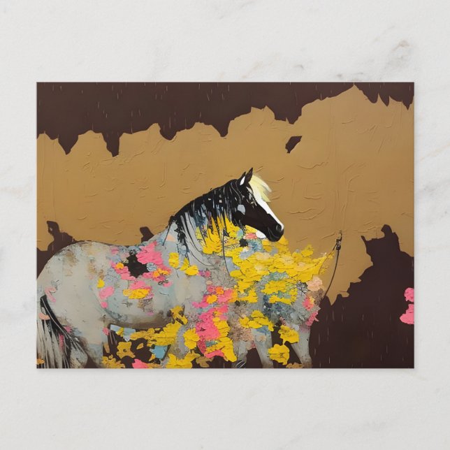 Mustang Postcard Vykort (Framsida)