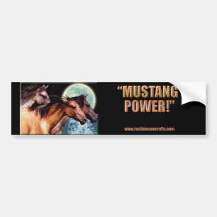 MUSTANG POWER Bumper CP Bildekal