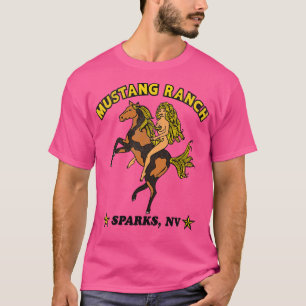 Mustang Ranch Retro Nevada Tourist Souvenir T Shirt